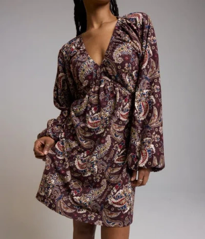 Known Supply Ruth Dress In Brown