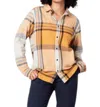 Known Supply Shiloh Unisex Plaid Shirt In Apricot Plaid In Multi
