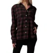 Known Supply Shiloh Unisex Plaid Shirt In Espresso In Brown