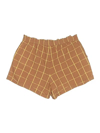 Pre-owned Known Supply Shorts In Brown