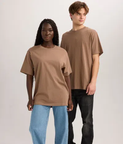 Known Supply Unisex Beefy Tee In Brown