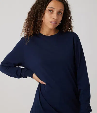 Known Supply Unisex Ls Tee In Blue
