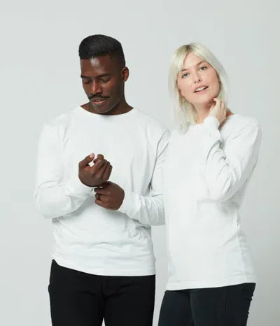 Known Supply Unisex Ls Tee In White