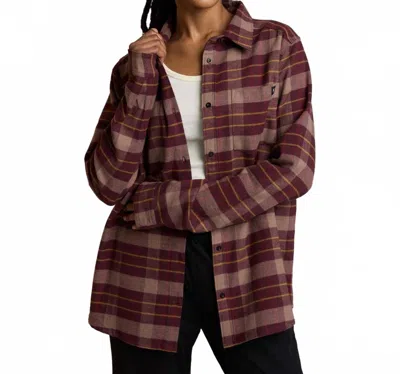 Known Supply Unisex Shiloh Flannel Shirt In Fudge In Multi