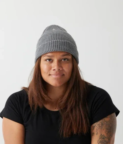 Known Supply Waffle Knit Beanie In Grey