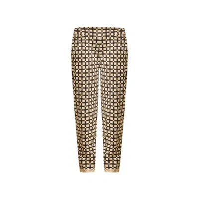 Known Supply Women's Black Sequoia Pant - Eucalyptus Check In Multi