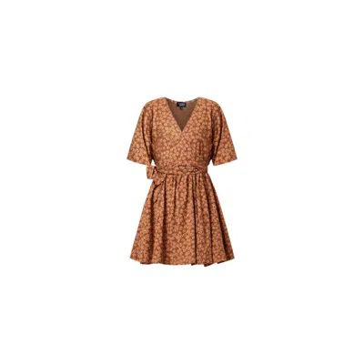 Known Supply Women's Brown Kalen Dress - Spice Pop Floral