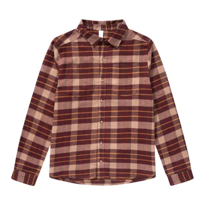 Known Supply Women's Brown Unisex Flannel - Fudge