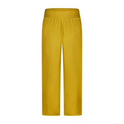Known Supply Women's Green Waldo Pant - Lemon Lime In Multi