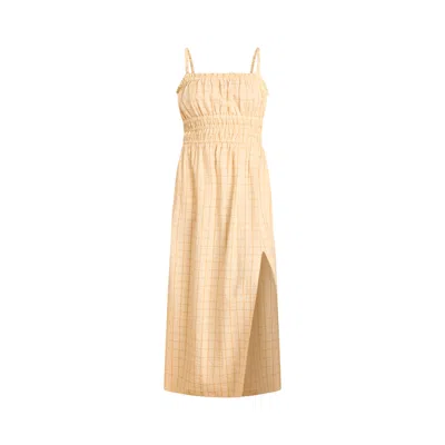 Known Supply Women's Neutrals Atlas Dress - Pearl/mandarine In Nude