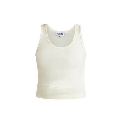 Known Supply Women's Neutrals Garnet Tank - Stone In White