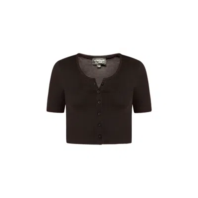 Known Supply Women's Vixen Top - Black In Brown