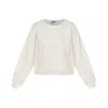 Known Supply Women's White Ada Pullover - Pearl In White