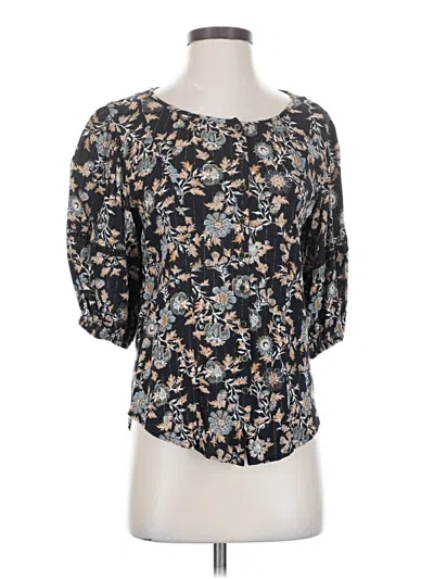 Pre-owned Knox Rose 3/4 Sleeve Blouse In Blue