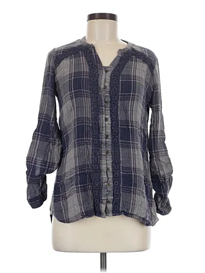 Pre-owned Knox Rose 3/4 Sleeve Blouse In Gray