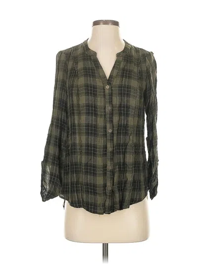 Pre-owned Knox Rose 3/4 Sleeve Blouse In Green