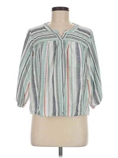 Pre-owned Knox Rose 3/4 Sleeve Blouse In Teal