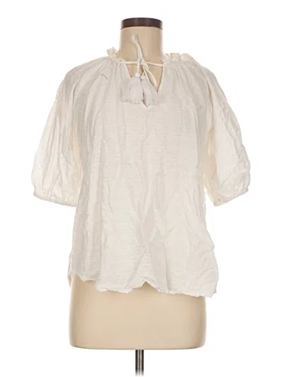 Pre-owned Knox Rose 3/4 Sleeve Blouse In White