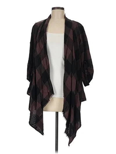 Pre-owned Knox Rose 3/4 Sleeve T-shirt In Brown