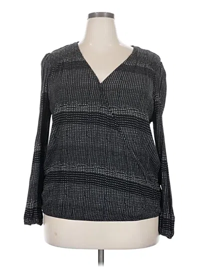 Pre-owned Knox Rose 3/4 Sleeve T-shirt In Gray