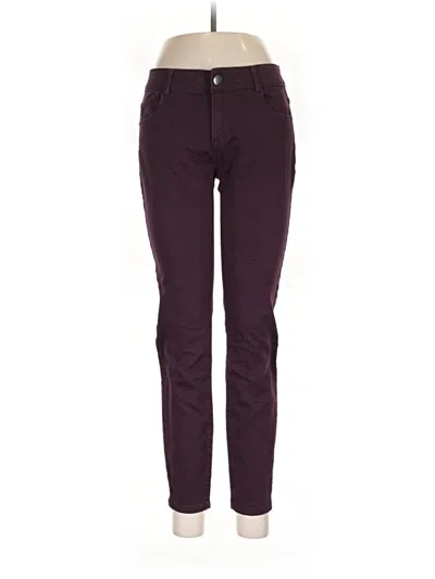 Pre-owned Knox Rose Active Pants In Burgundy