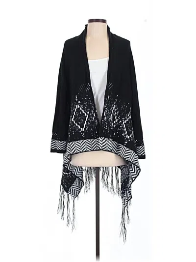 Pre-owned Knox Rose Cardigan Sweater In Black
