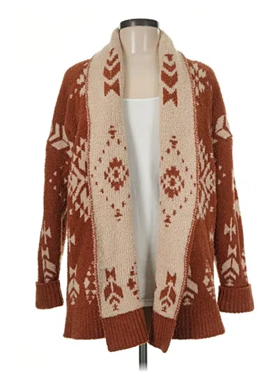 Pre-owned Knox Rose Cardigan Sweater In Brown