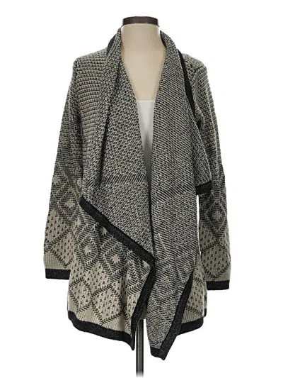 Pre-owned Knox Rose Cardigan Sweater In Gray