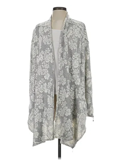 Pre-owned Knox Rose Cardigan Sweater In Gray