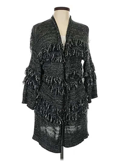 Pre-owned Knox Rose Cardigan Sweater In Gray