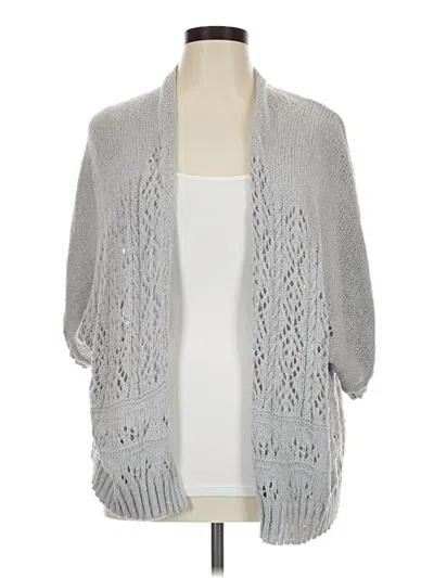 Pre-owned Knox Rose Cardigan Sweater In Gray