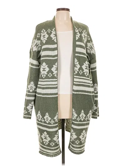 Pre-owned Knox Rose Cardigan Sweater In Green