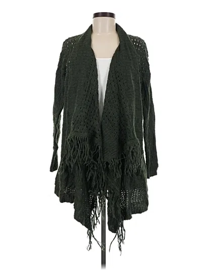 Pre-owned Knox Rose Cardigan Sweater In Green