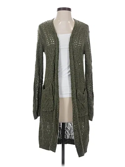 Pre-owned Knox Rose Cardigan Sweater In Green