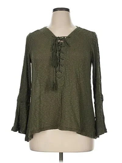Pre-owned Knox Rose Cardigan Sweater In Green