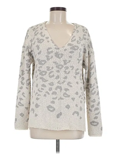 Pre-owned Knox Rose Cardigan Sweater In Silver