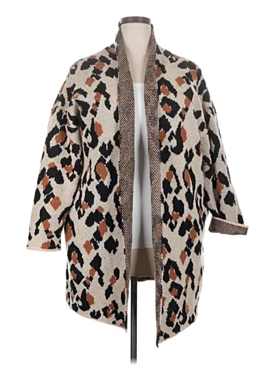 Pre-owned Knox Rose Cardigan Sweater In Tan