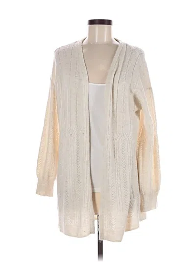 Pre-owned Knox Rose Cardigan Sweater In White