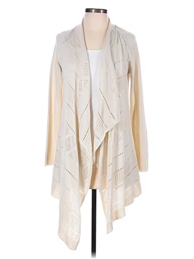 Pre-owned Knox Rose Cardigan Sweater In White