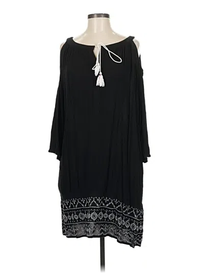 Pre-owned Knox Rose Casual Dress In Black