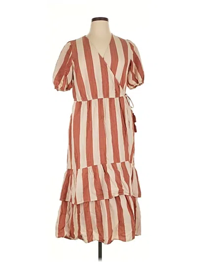 Pre-owned Knox Rose Casual Dress In Brown