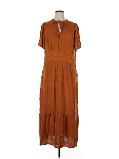 Pre-owned Knox Rose Casual Dress In Brown