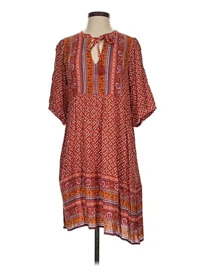 Pre-owned Knox Rose Casual Dress In Brown