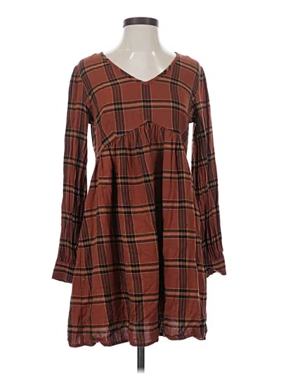 Pre-owned Knox Rose Casual Dress In Brown
