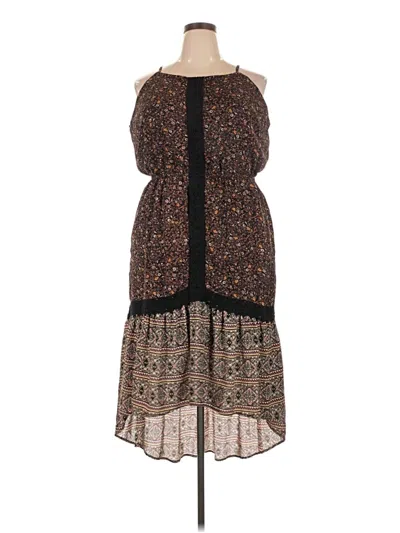 Pre-owned Knox Rose Casual Dress In Brown