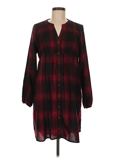 Pre-owned Knox Rose Casual Dress In Burgundy