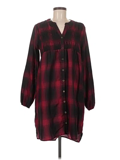 Pre-owned Knox Rose Casual Dress In Burgundy