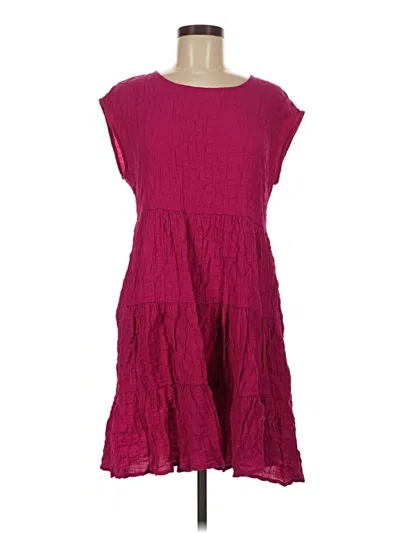 Pre-owned Knox Rose Casual Dress In Burgundy