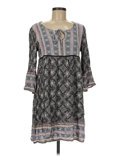 Pre-owned Knox Rose Casual Dress In Gray