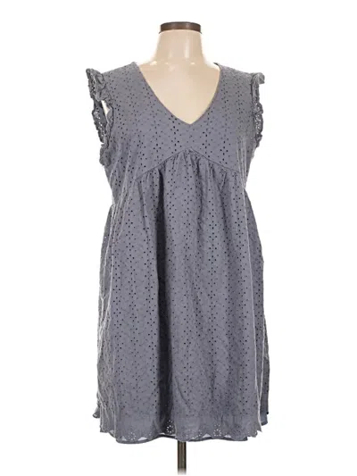 Pre-owned Knox Rose Casual Dress In Gray